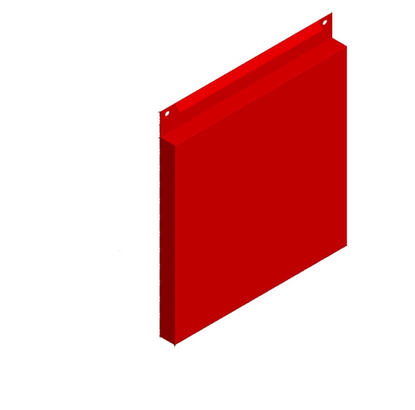 Фасадная кассета закрытого типа