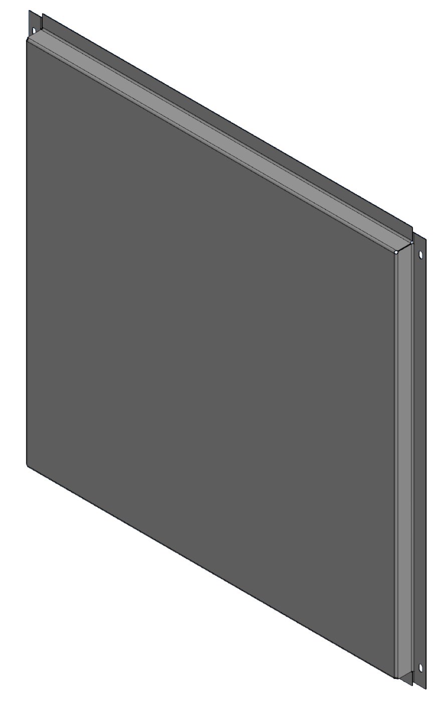 Фасадная кассета открытого типа — вид 1